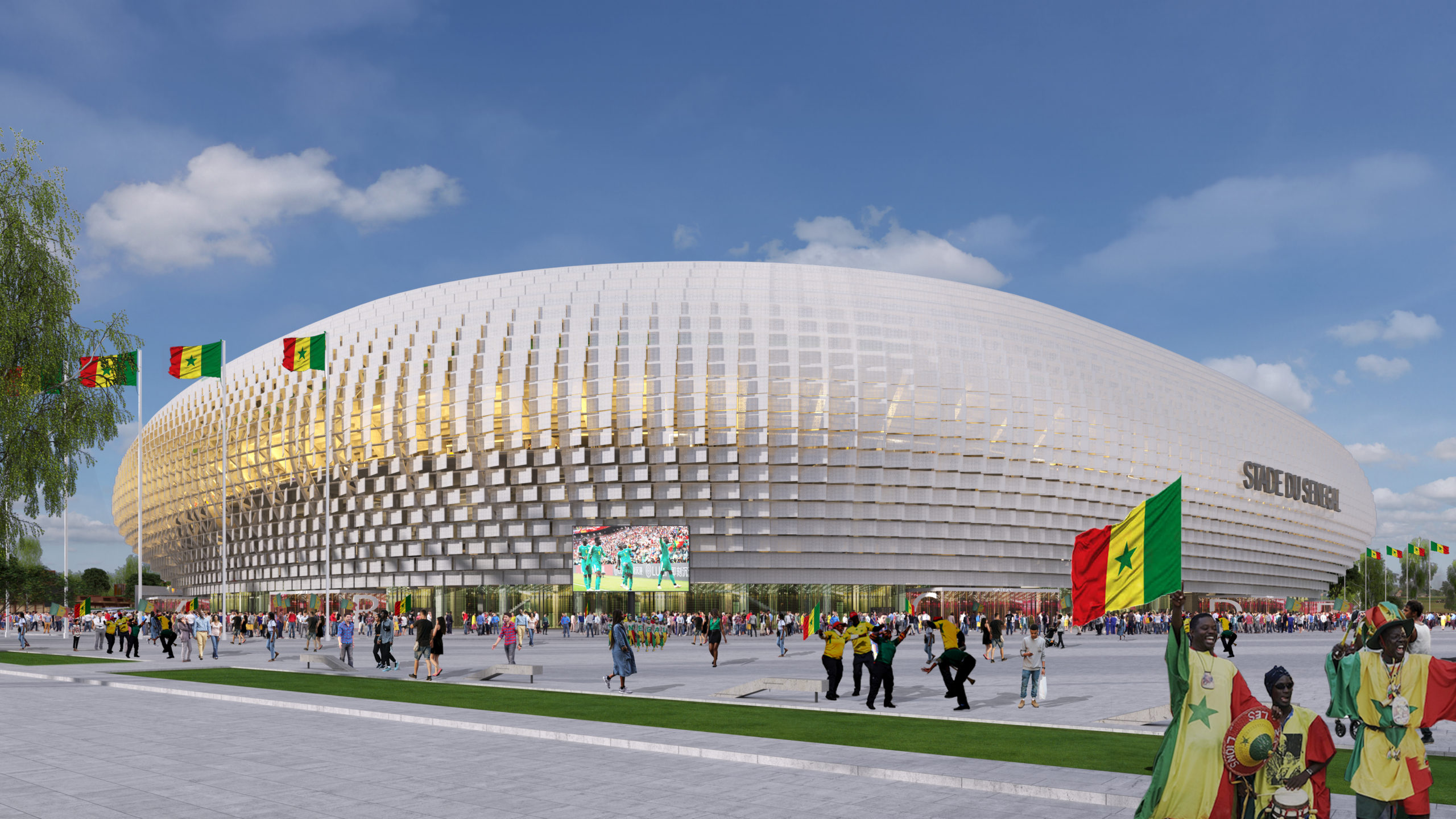 Stade de football Sénégal